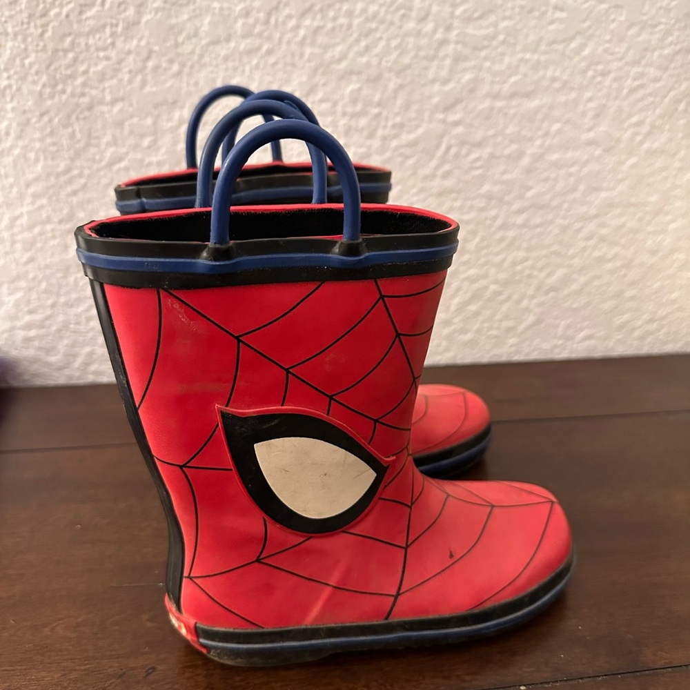 Red Spider-Man Rain Boots